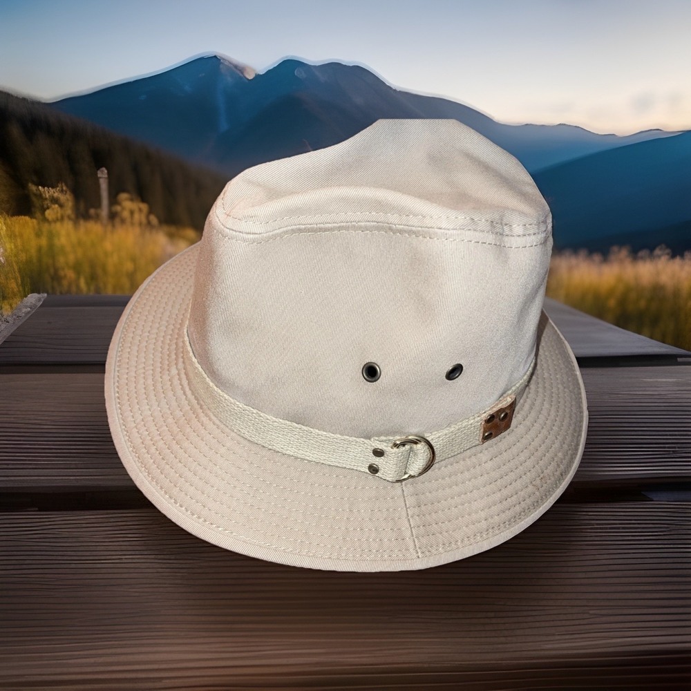 Vintage Dorfman Pacific Vintage Classic Safari‎ Hat size Medium Unisex * Cotton